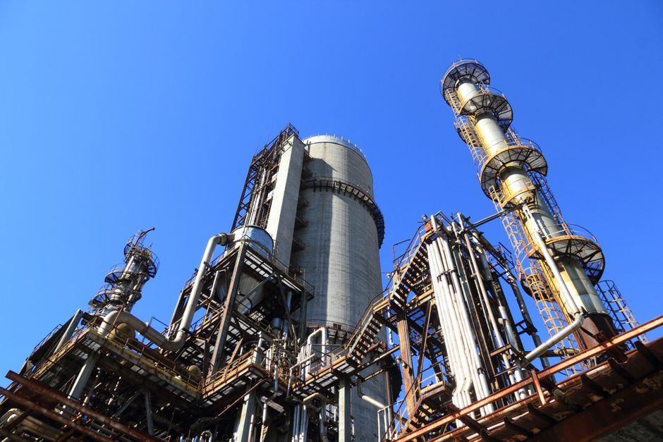 oil refinery industry plant exterior industrial facility