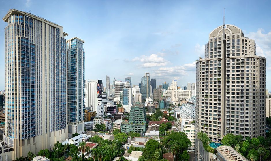 Thailand district office building exterior