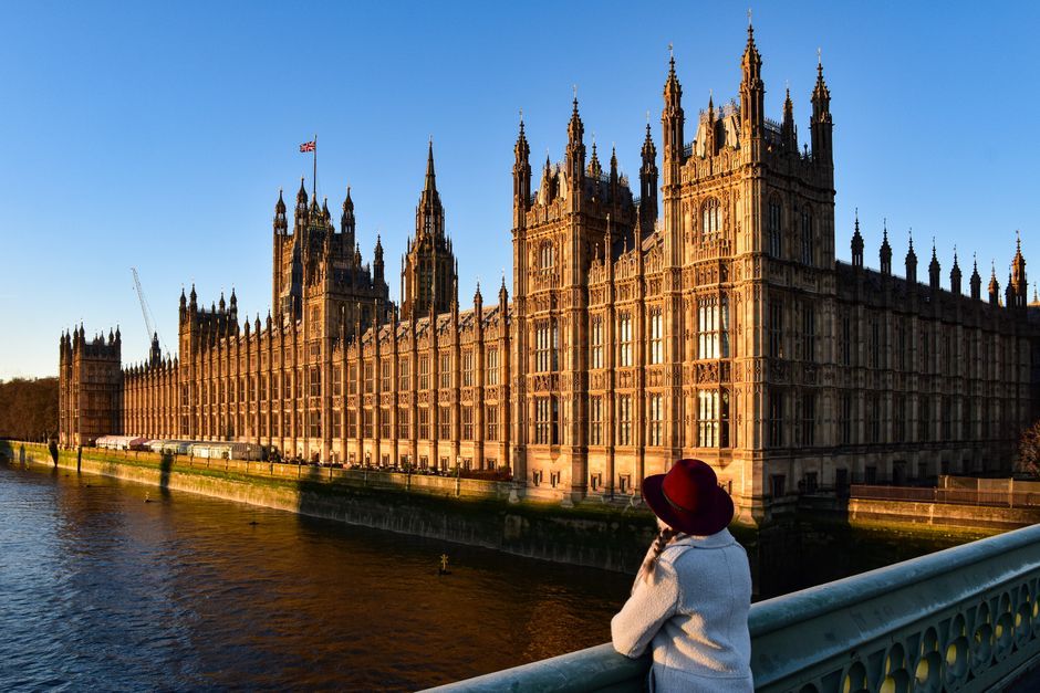 British political party press conference Westminster