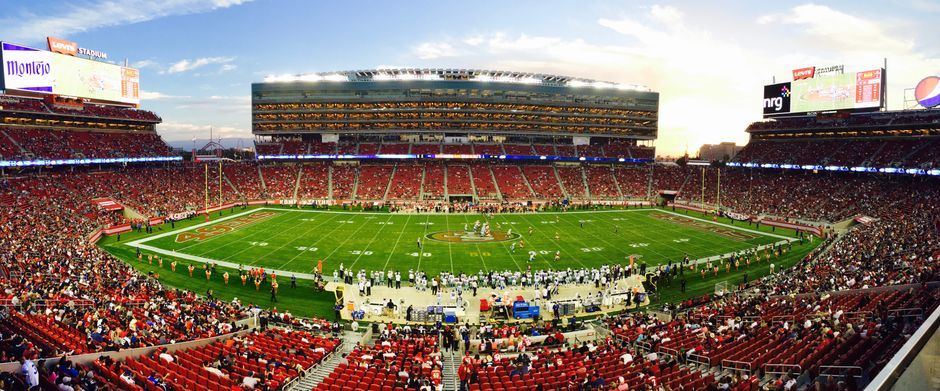 professional football stadium stands crowd
