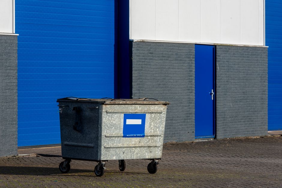 industrial waste management facility exterior