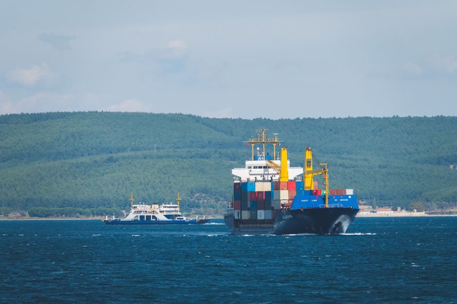 ocean cargo ship container vessel sea