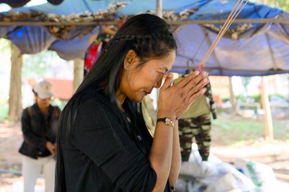 Thailand local traditional festival merit making