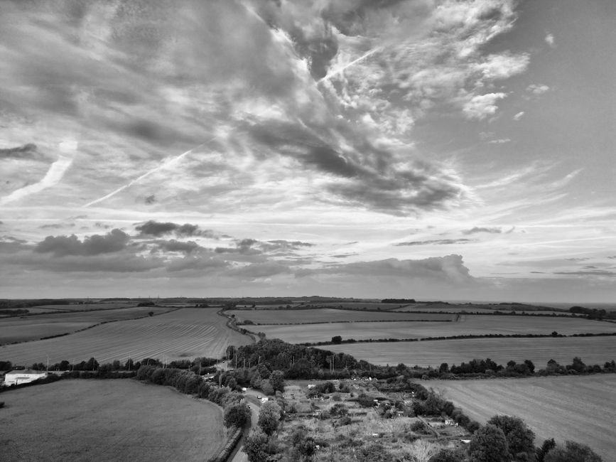 UK autumn weather landscape countryside clouds