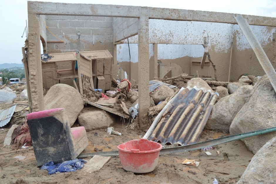 Thailand residential damage flood aftermath