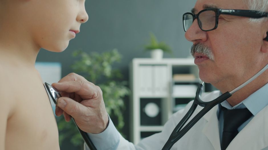 pediatric medical stethoscope health checkup clinic
