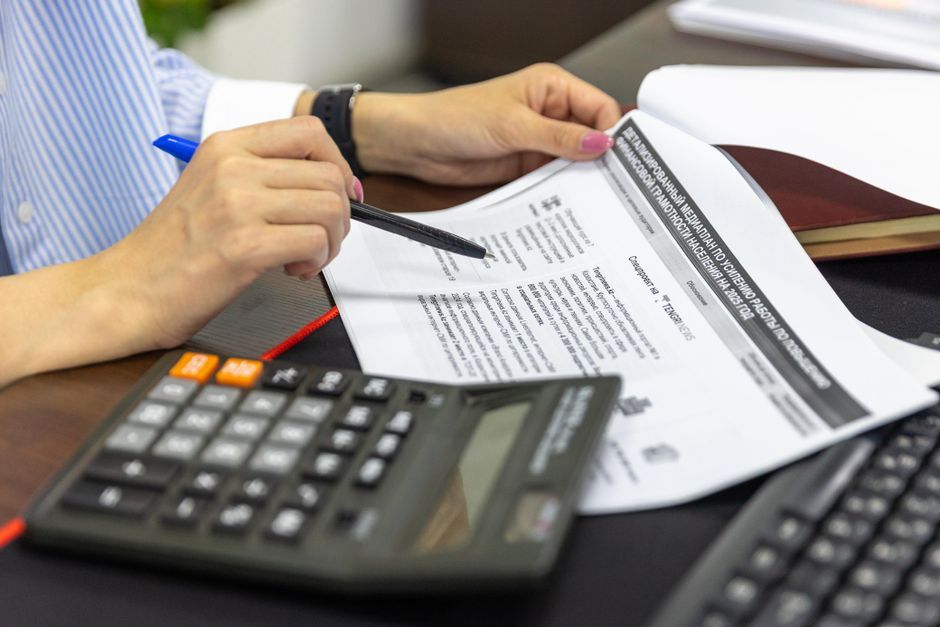 financial budget report documents desk