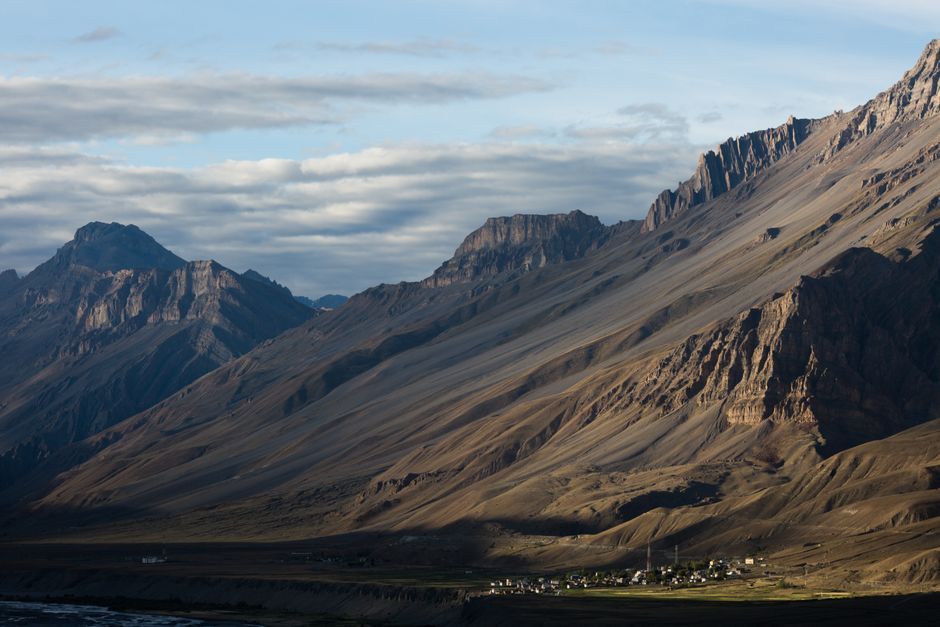 Himalayan mountain range India landscape