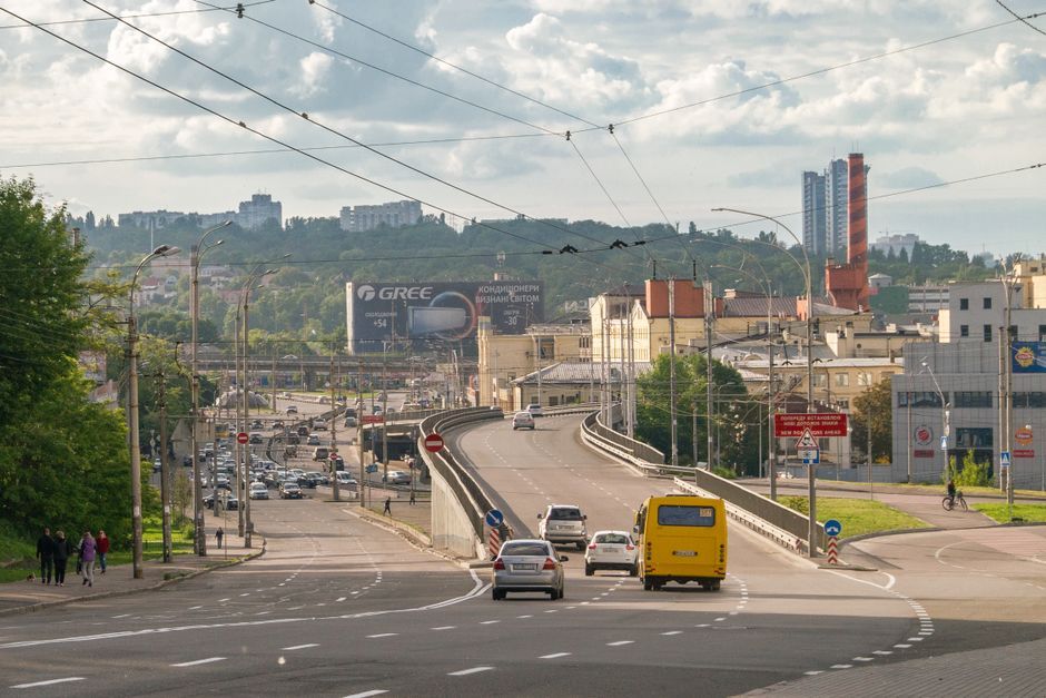 Ukraine war evacuation convoy bus road