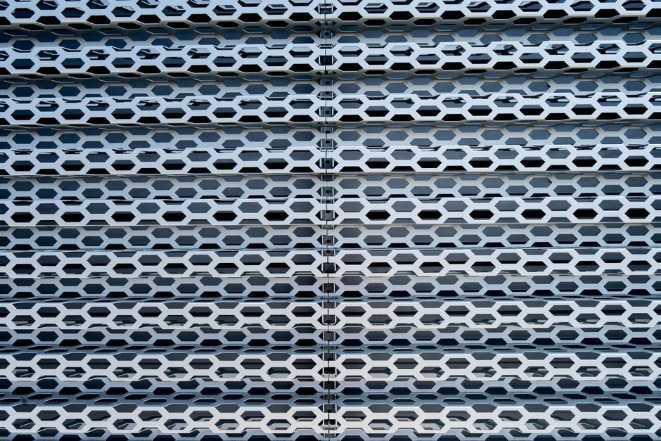 perforated brick facade tropical house