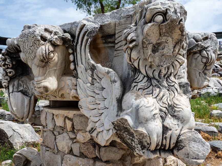 lion sculpture art studio