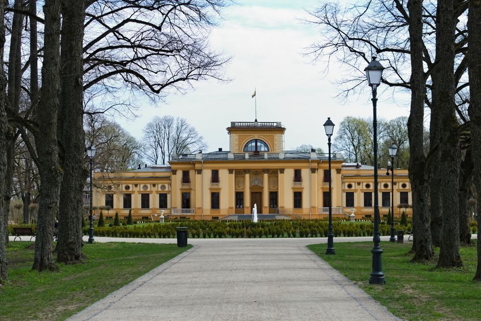 Lithuania government building capital Vilnius exterior