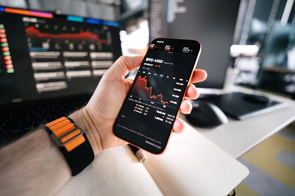 smartphone digital prediction market app screen