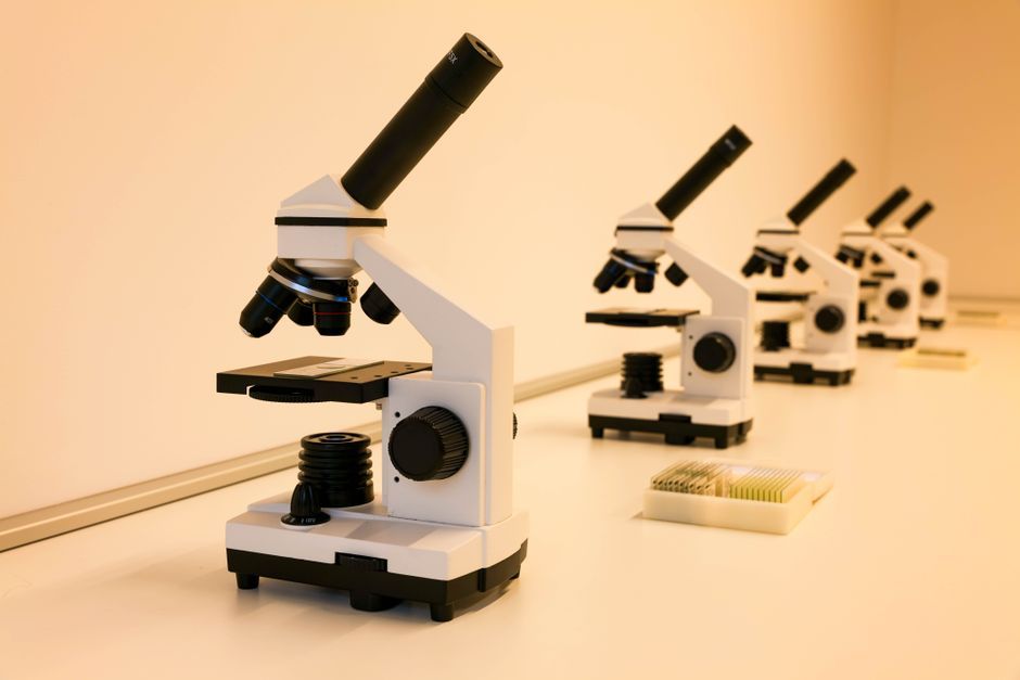 scientific microscope laboratory research equipment
