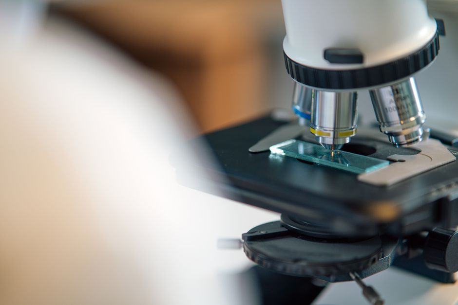 laboratory microscope scientific research sample