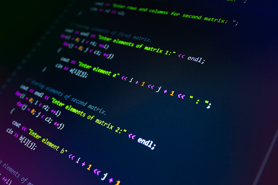 python code programming notebook screen