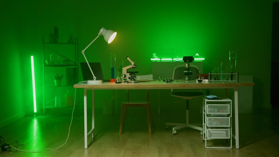 scientific research laboratory science equipment workspace