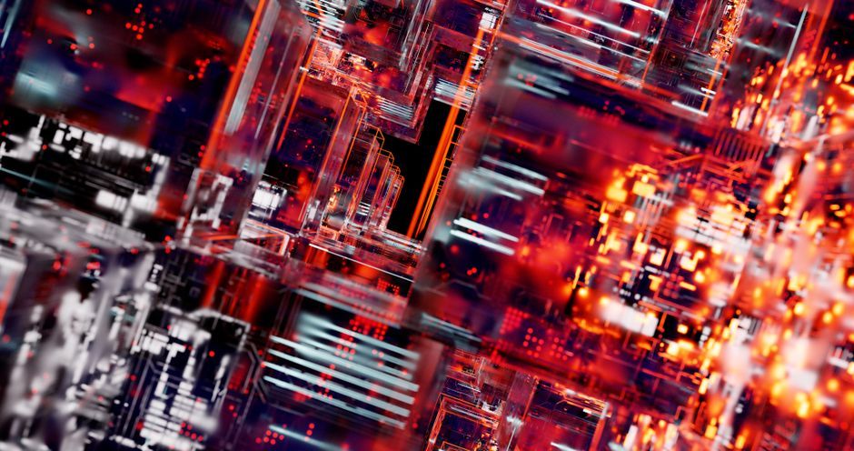 digital data network abstract technology