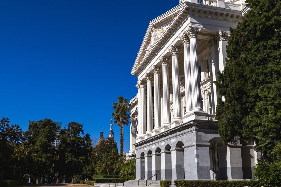 California government building exterior