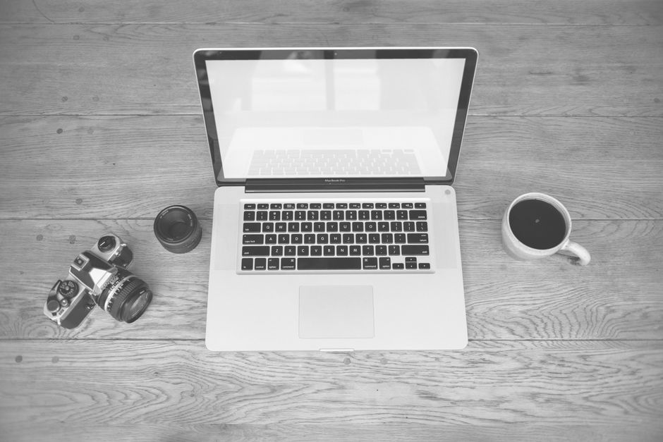 macbook laptop keyboard workspace