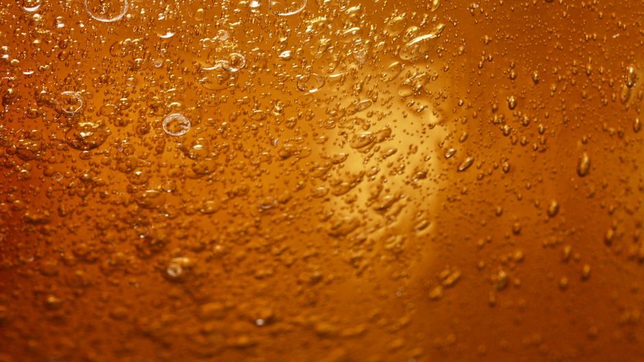 amber resin bubble sculpture