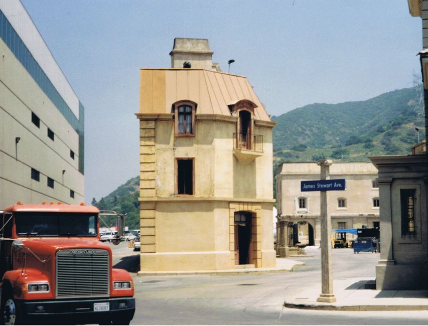 Hollywood movie studio production lot California