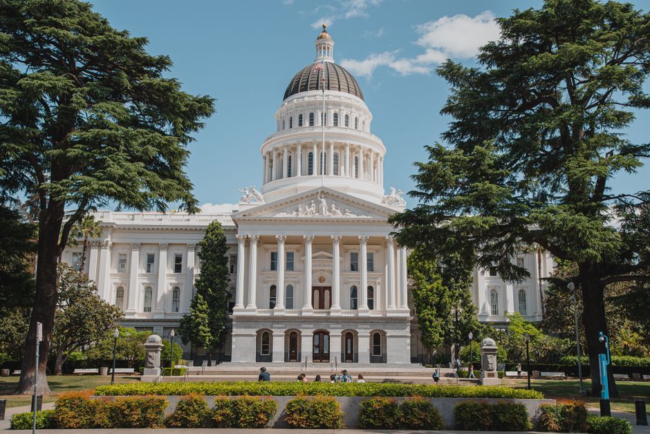 California government building exterior daytime
