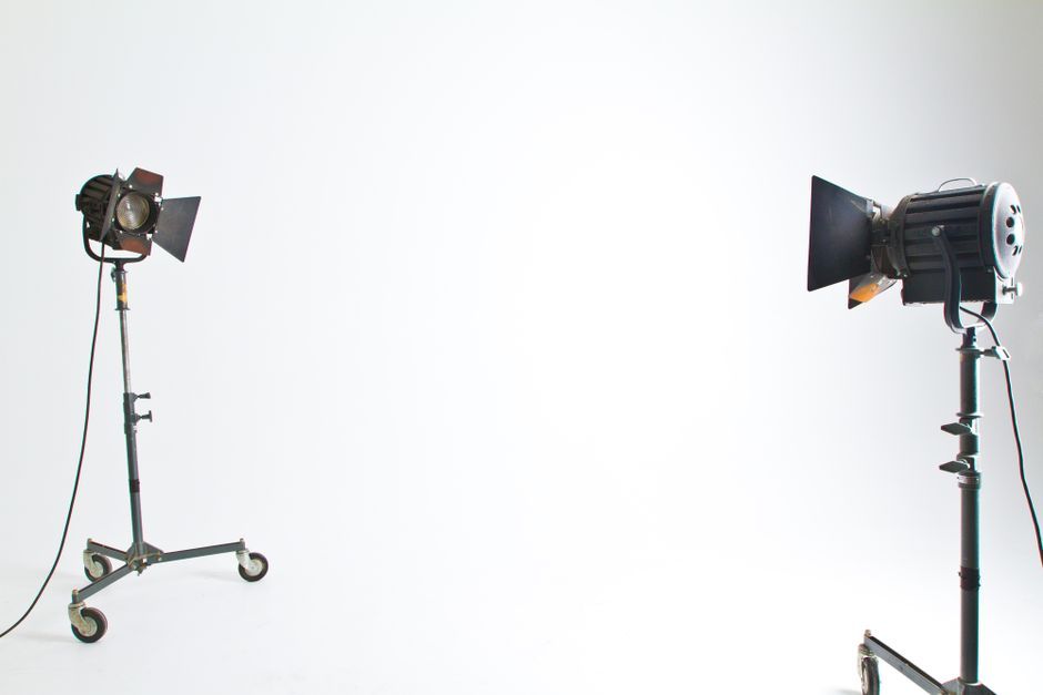 vintage cinematic film production stage