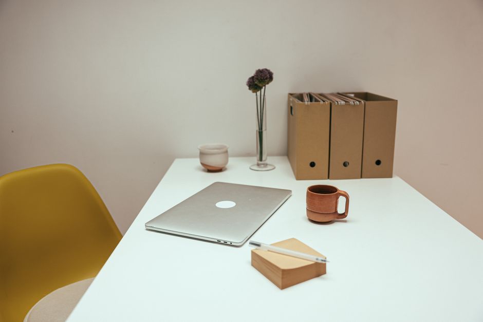 digital document secure files office desk