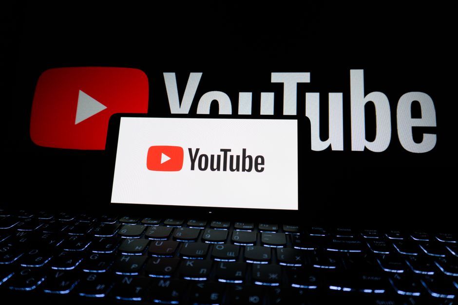 youtube logo digital screen