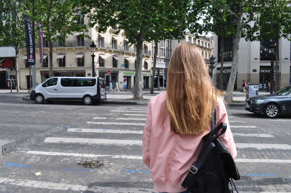 France modern city backpack