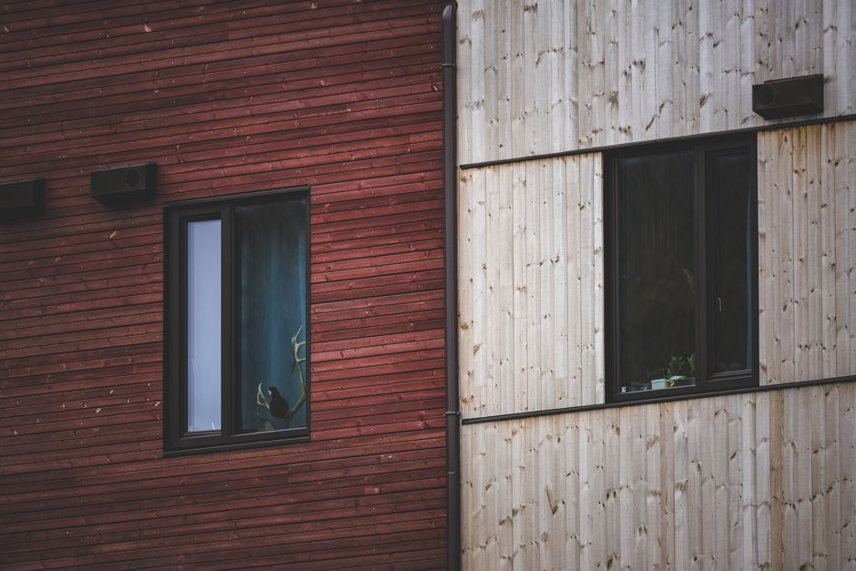 Italy modern timber building architectural detail exterior