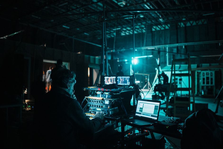 film studio production set