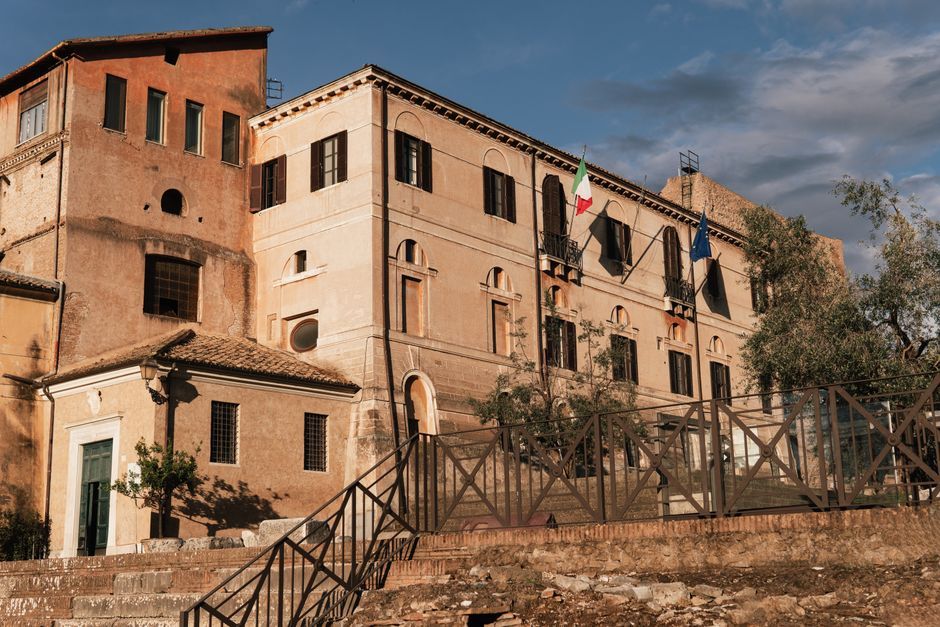 hospital medical building exterior Rome Italy
