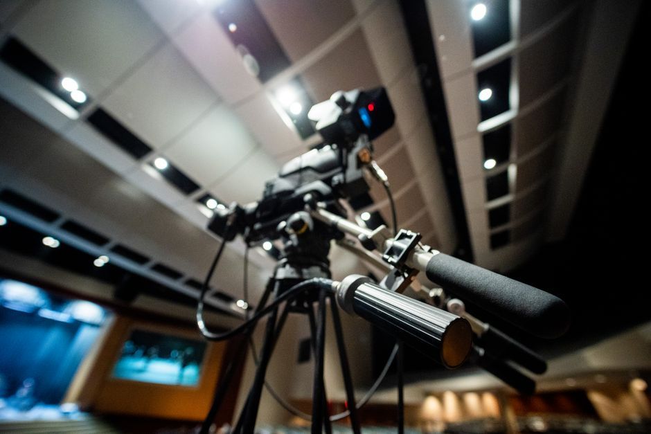 film production set camera lighting