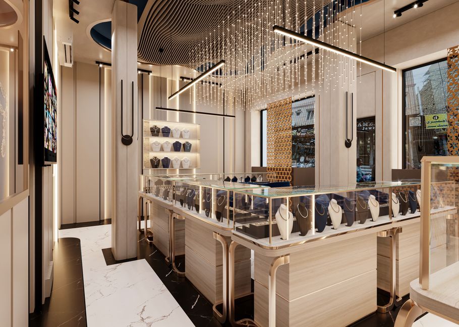 luxury brand boutique interior design modern retail
