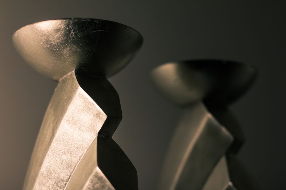 metal sculpture interior design steel object