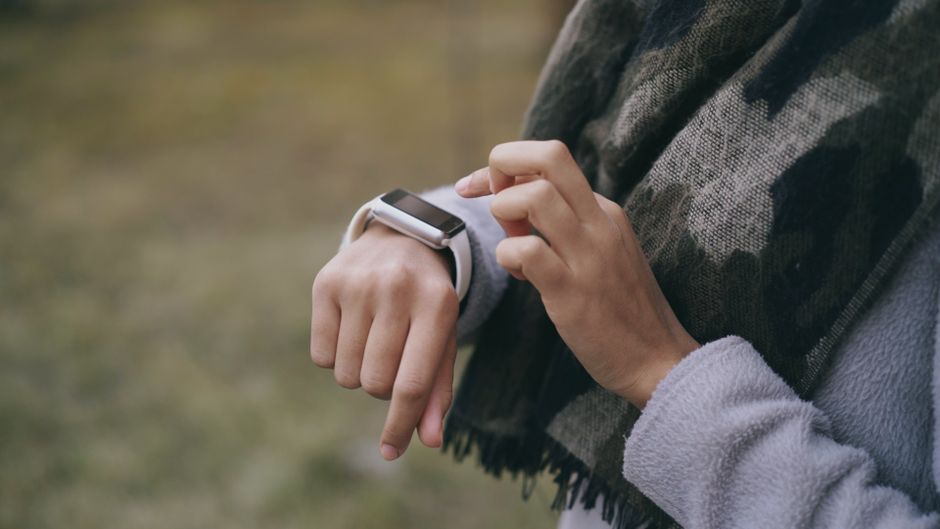 wearable smart glasses technology device close up