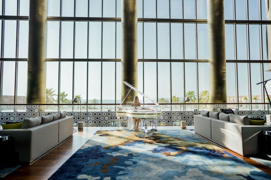 Saudi Arabia luxury hotel lobby interior architecture