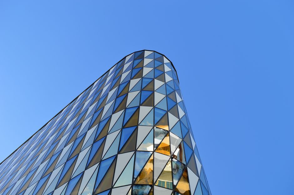 Sweden Stockholm modern hotel building facade
