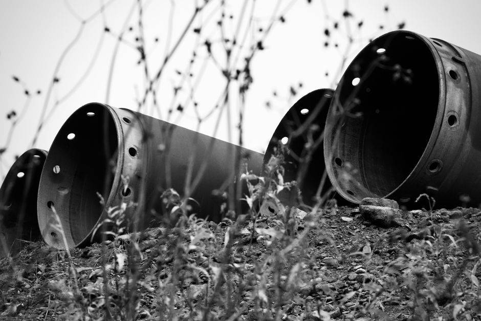 reused concrete drainage pipes architecture Mumbai