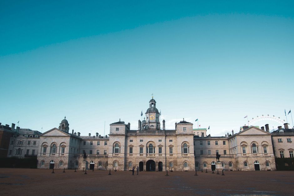 UK government building London architecture daytime