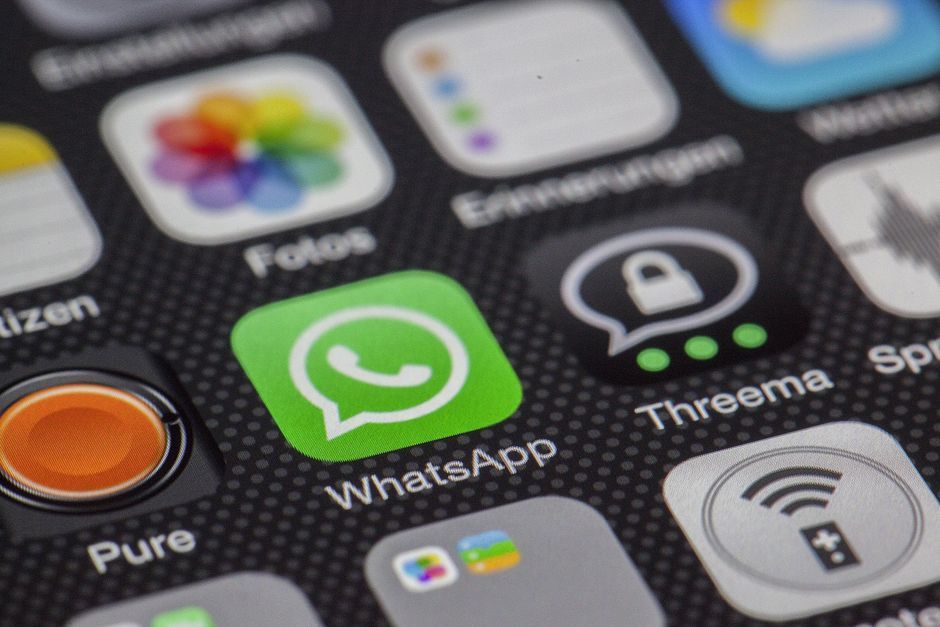 WhatsApp application interface smartphone