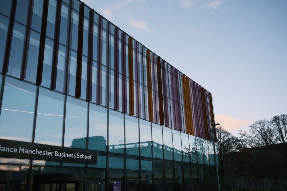 UK university campus building exterior