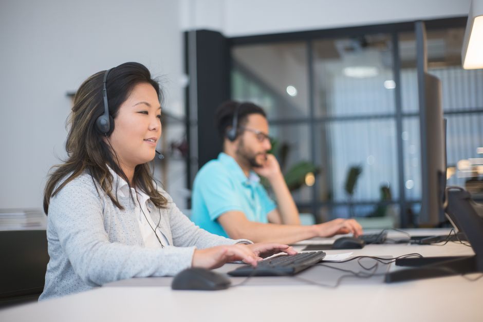 customer service call center software screen