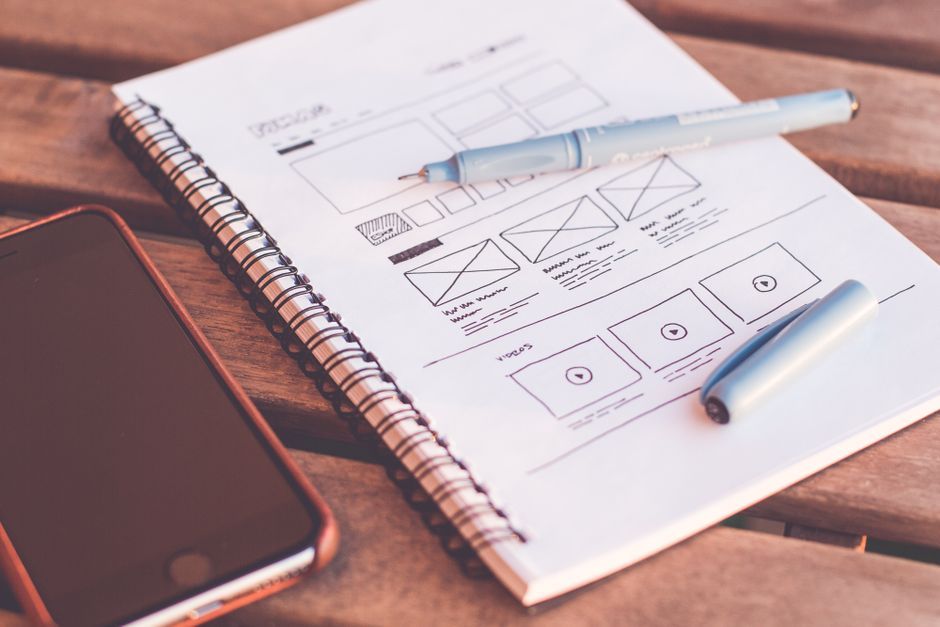 user interface design wireframe code