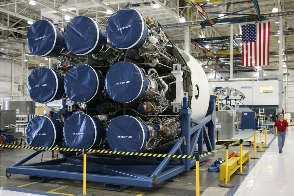rocket engine test stand facility