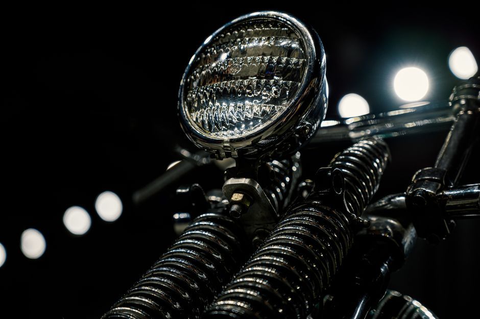 motorcycle front suspension aluminum design
