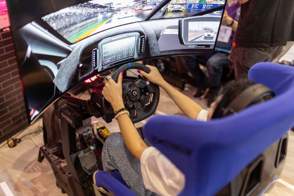 driving simulation video game gameplay screenshot