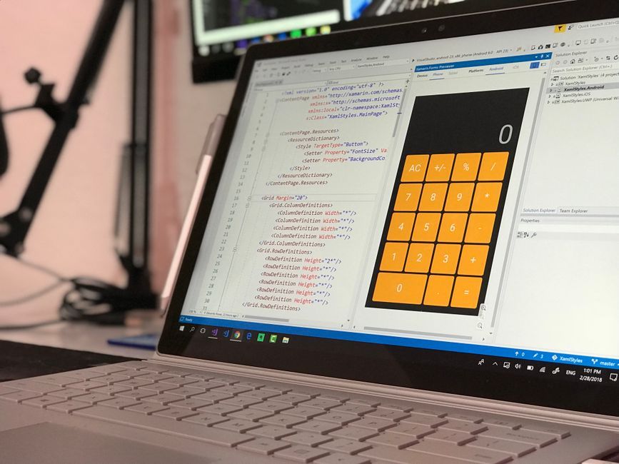 golang code programming screen laptop workspace